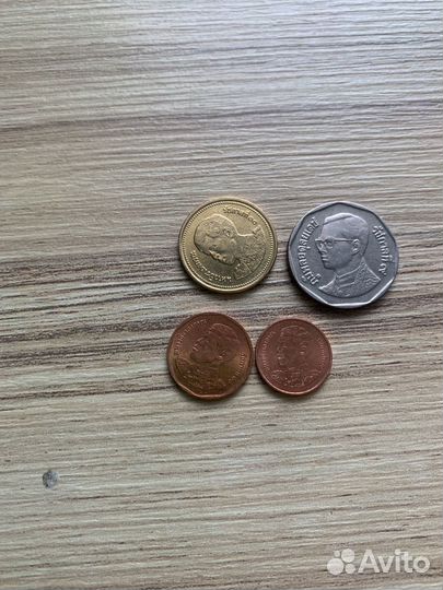 Монеты тайланда 4шт