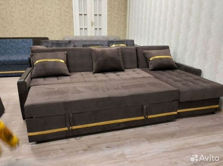 Угловой диван раскладной на заказ
