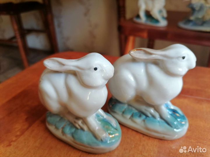 Фарфоровые статуэтки СССР, Дулево, гжель