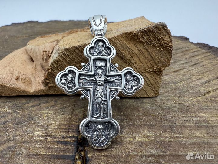 Серебряный крест Православный