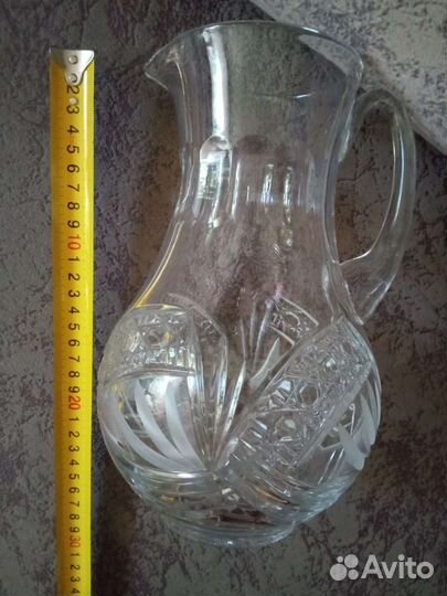 Хрустальный кувшин СССР