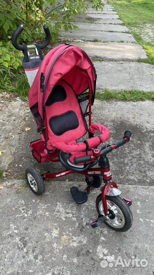 Велосипед smart trike с родительской ручкой