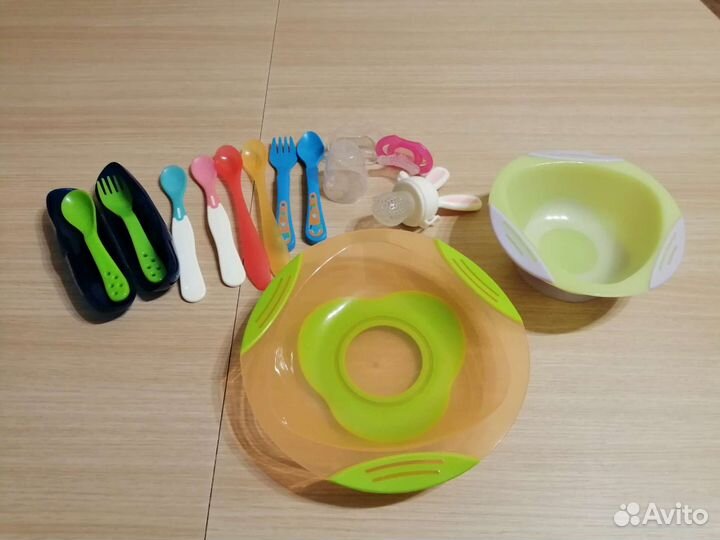 Поильник Avent,Lubby,тарелки, ложки, ниблер/посуда