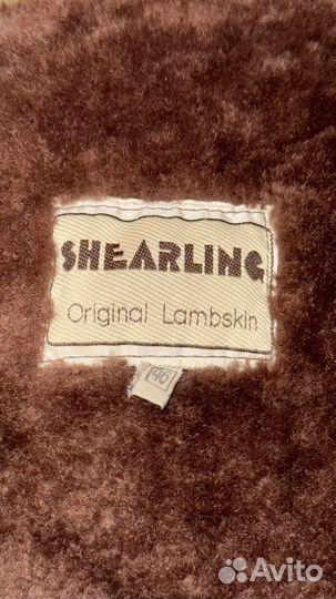 Новая дубленка из натуральной ламы Shearling