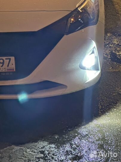 Противотуманные фары на hyundai solaris 2