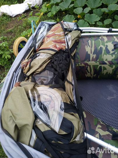 Ходовой тент на лодку пвх