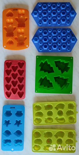 Силиконовые формы для выпечки, льда, шоколада