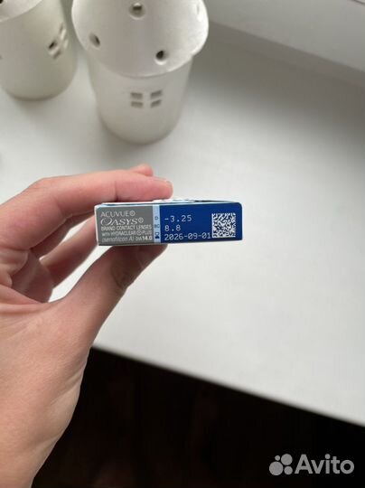 Линзы контактные acuvue oasys двухнедельные -3.25