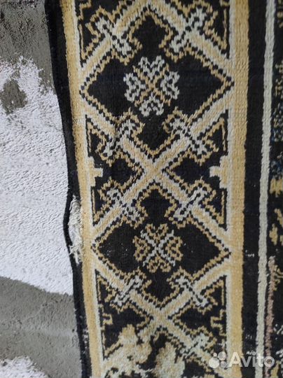 Ковер плюшевый с оленями СССР