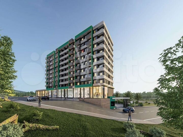 2-к. квартира, 53 м² (Турция)