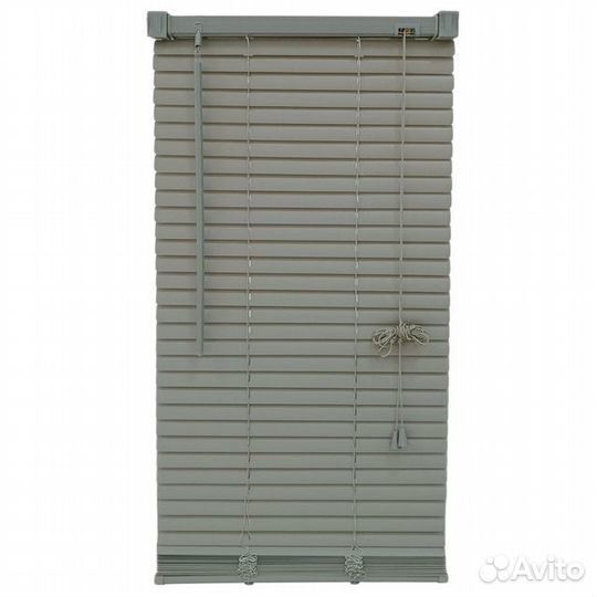 Жалюзи горизонтальные пвх 70x180см светло-серые 25