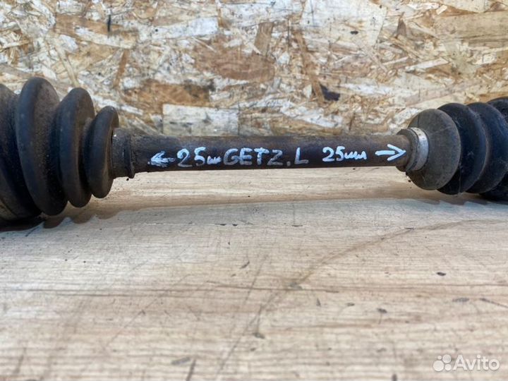 Привод (полуось ) передний левый Hyundai Getz