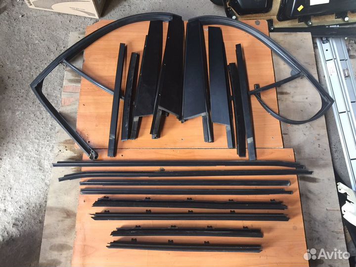 Bmw x3 e83 молдинги дверей стекол бархотки