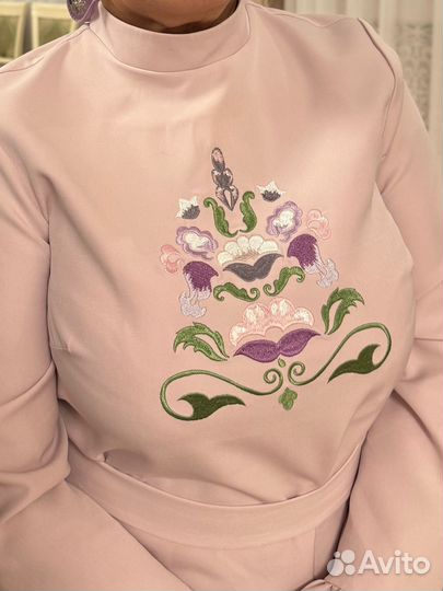 Платье длинное мусульманское никах