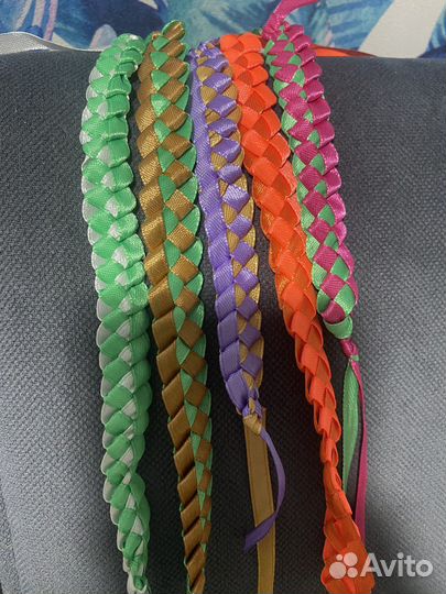 Фенечки из атласиных лент