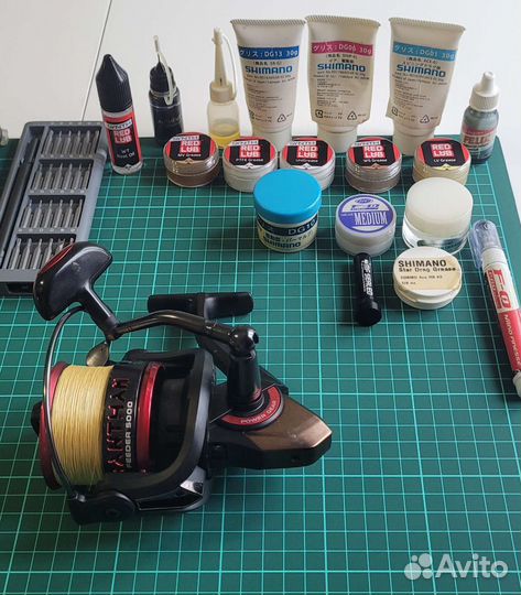 Техническое обслуживание рыболовных катушек