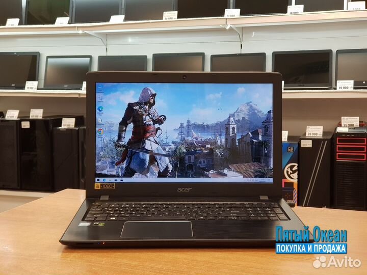 Игровой ноутбук Acer FHD, Core i5 6200U, GTX 950M