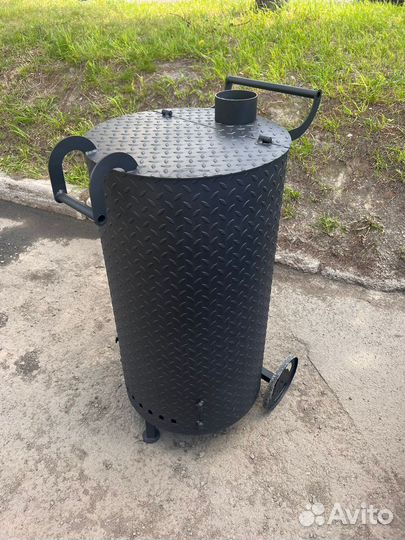 Бочка печь для сжигания мусора 170 л