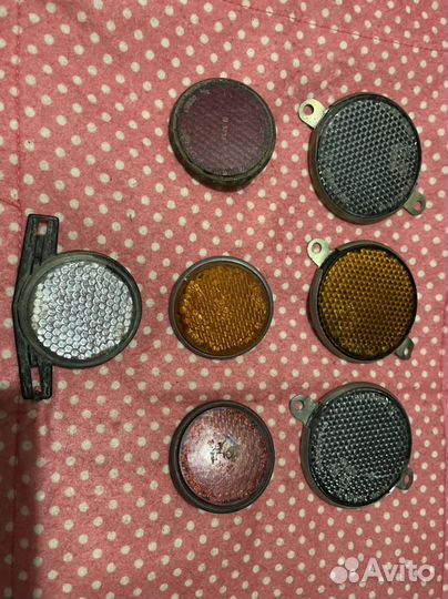 Звонок и катафоты для велосипеда СССР