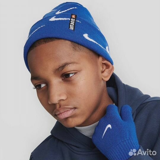Оригинал Nike Комплект шапка и перчатки