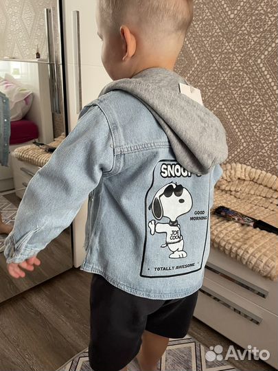 Джинсовая куртка детская