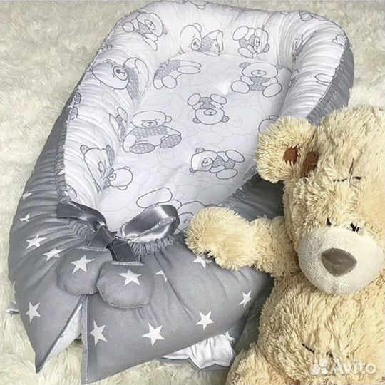 Кокон гнездо для новорожденных бронь