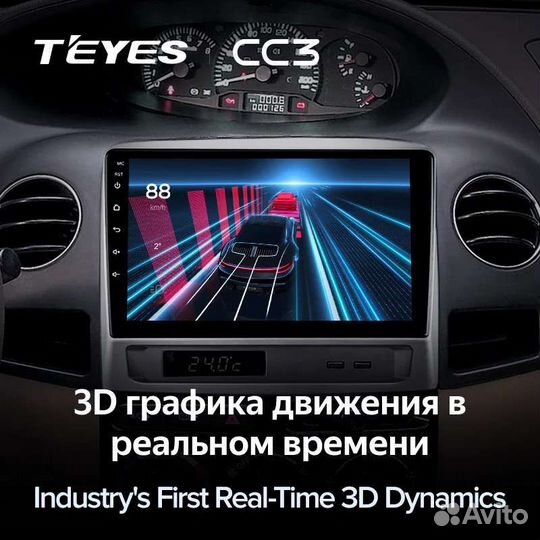 Teyes CC3 4/64 8 ядер Тиайс Сс3 Android