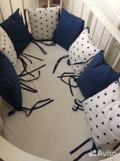 Бортики-подушки для кроватки