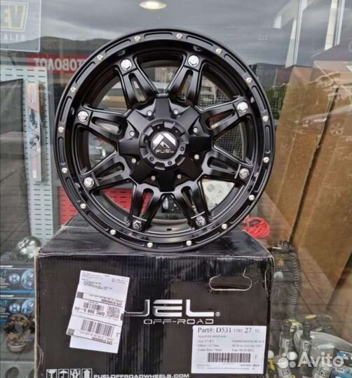 Диски Fuel D531 R17 5x127 Jeep Wrangler