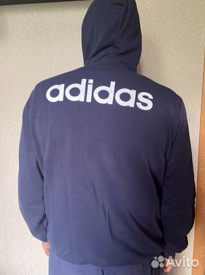Adidas оригинал, кофта худи ветровка мужская М
