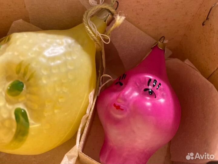 Набор елочных игрушек СССР чиполлино