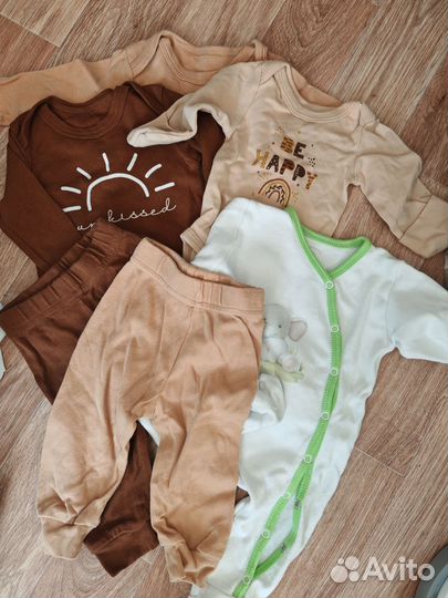 Пакет вещей от 0 до 4 месяцев