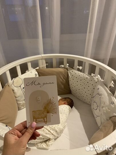 Бортики в кроватку новые