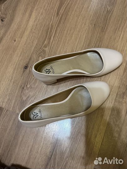 Туфли женские розово-пудровые