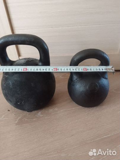 Гиря 32 кг и 16 кг СССР