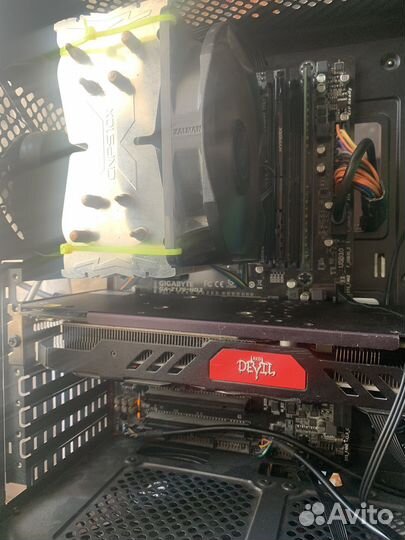 Процессор i5 6500 + материнская плата и башня