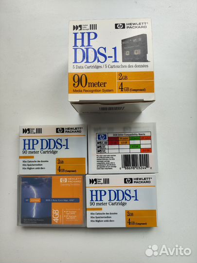 Dds (dat) кассеты hp