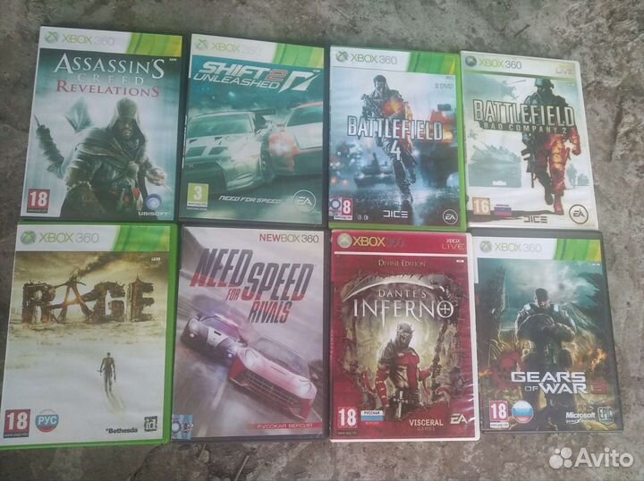 Игры на xbox 360 (диски)