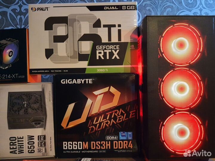 Мощный Пк для Игр на Core i5-12400F+ RTX3060 12Gb