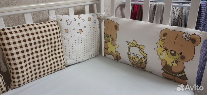 Бортики в детскую кроватку