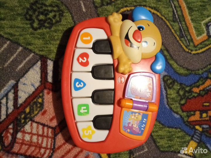 Музыкальная игрушка: пианино + машинка