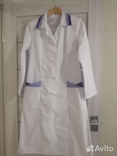 Медицинский халат белый 50 р