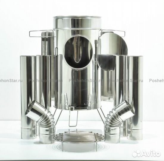 Печь рыбака PoshehonStar PS10 с экранами