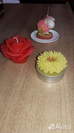 Свечи восковые ручной работы