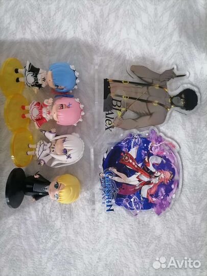 Фигурки книме пластиковые 2D