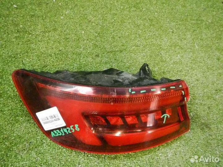 Фонарь левый внешний Audi A4 B9 (2015-2020) седан