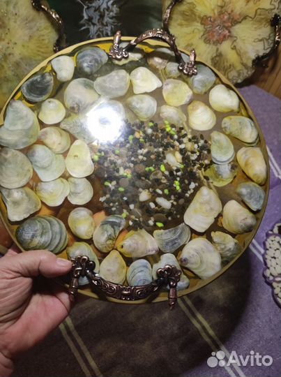 Поднос из эпоксидной смолы