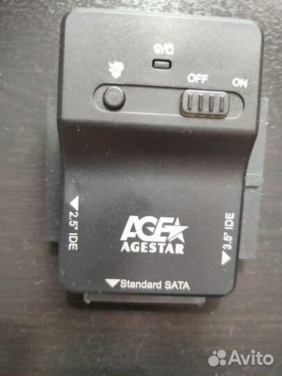 Адаптер-переходник для HDD SSD AgeStar 3fbcp1
