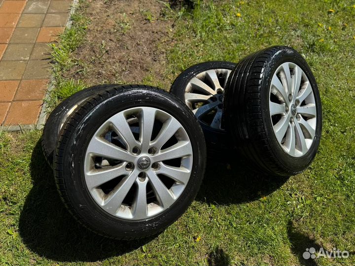 Диски Opel zafira r17 с летней резиной