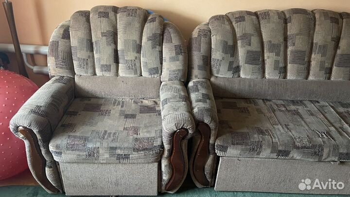 Диван и кресло (не раскладное)